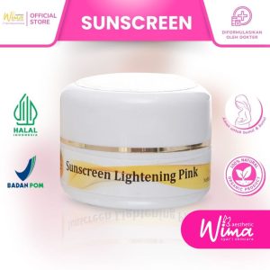 Sunscreen Lightening Pink - Wima Aesthetic